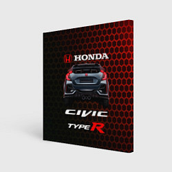 Картина квадратная Honda Civic Type R