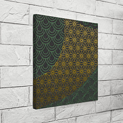 Холст квадратный Традиционные Японские Узоры, цвет: 3D-принт — фото 2