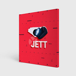 Холст квадратный Jett, цвет: 3D-принт