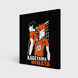 Картина квадратная Haikyuu Hinata Kageyama