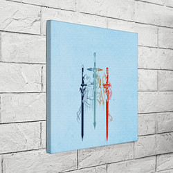 Холст квадратный Sword Art Online, цвет: 3D-принт — фото 2