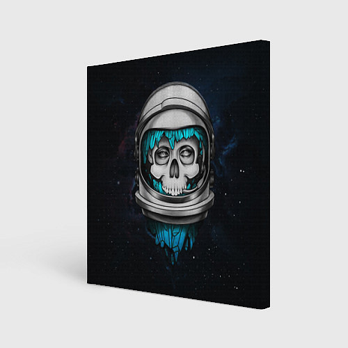 Картина квадратная SKULL COSMO / 3D-принт – фото 1
