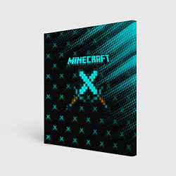 Холст квадратный Minecraft, цвет: 3D-принт