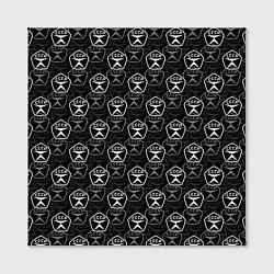 Холст квадратный СССР ПАТТЕРН, цвет: 3D-принт — фото 2