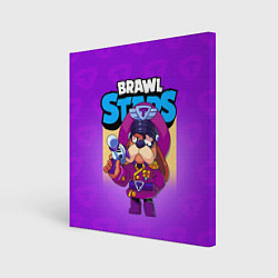 Холст квадратный Генерал Гавс - Brawl Stars, цвет: 3D-принт