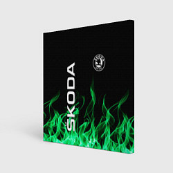 Картина квадратная SKODA