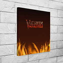 Холст квадратный Valheim: Вальхейм выживание, цвет: 3D-принт — фото 2