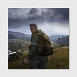 Холст квадратный DAYZ POSTER ДЕЙЗИ ПОСТЕР Z, цвет: 3D-принт — фото 2