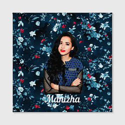 Холст квадратный Манижа Manizha, цвет: 3D-принт — фото 2