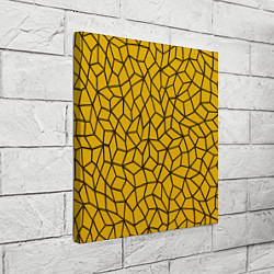 Холст квадратный Геометрическая текстура, цвет: 3D-принт — фото 2