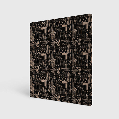 Картина квадратная Jazz / 3D-принт – фото 1