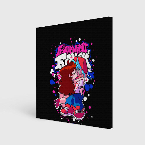 Картина квадратная Friday Night Funkin / 3D-принт – фото 1