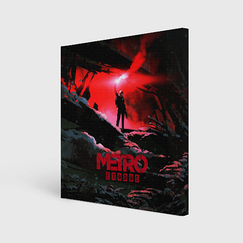 Картина квадратная Metro Exodus / 3D-принт – фото 1