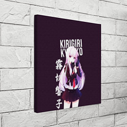 Холст квадратный Kyoko Kirigiri Кёко Киригири, цвет: 3D-принт — фото 2