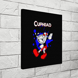 Холст квадратный Cuphead, цвет: 3D-принт — фото 2