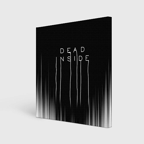 Картина квадратная DEAD INSIDE DEATH STRANDING / 3D-принт – фото 1