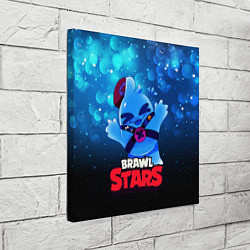 Холст квадратный Сквик Squeak Brawl Stars, цвет: 3D-принт — фото 2