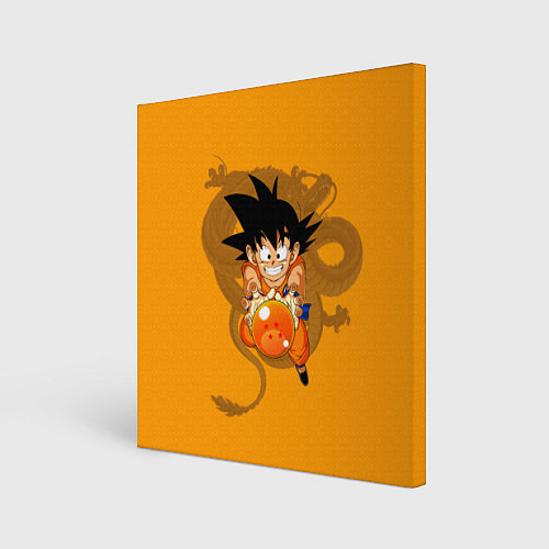 Картина квадратная Kid Goku / 3D-принт – фото 1