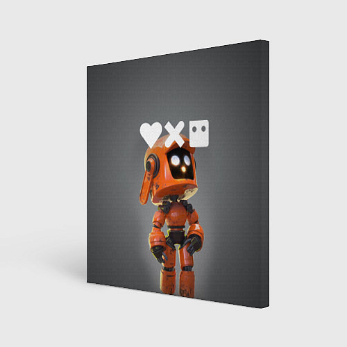 Картина квадратная Love, Death and Robots K-VRC Z / 3D-принт – фото 1