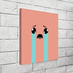 Холст квадратный Crying Isaac, цвет: 3D-принт — фото 2