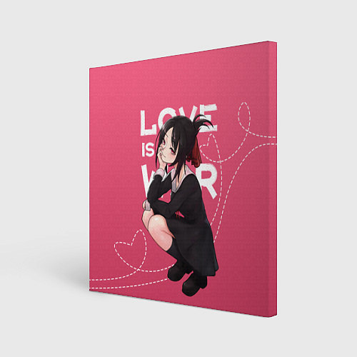 Картина квадратная Love is war / 3D-принт – фото 1