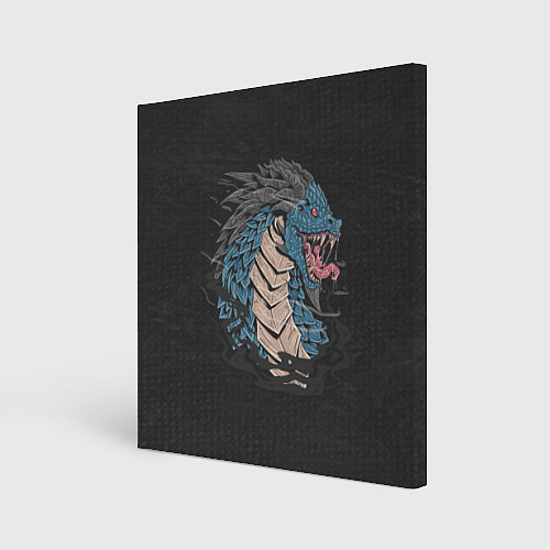 Картина квадратная Дракон / 3D-принт – фото 1