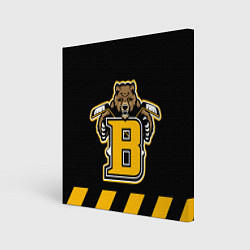 Холст квадратный BOSTON BRUINS, цвет: 3D-принт