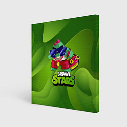 Картина квадратная Базз Buzz Brawl Stars Green