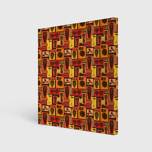 Картина квадратная Барабанщик / 3D-принт – фото 1