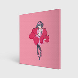 Картина квадратная Аниме Девушка Любовь