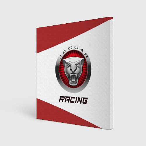 Картина квадратная Ягуар - Racing / 3D-принт – фото 1