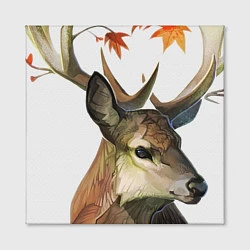 Холст квадратный Осенний страж, цвет: 3D-принт — фото 2