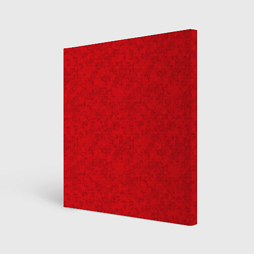 Картина квадратная Ярко-красный мраморный узор / 3D-принт – фото 1