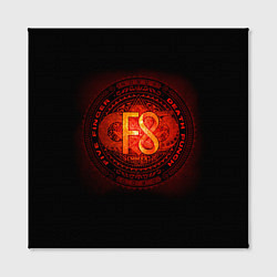 Холст квадратный F8 - Five Finger Death Punch, цвет: 3D-принт — фото 2