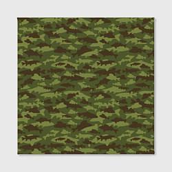 Холст квадратный Рыбак камуфляж из рыб, цвет: 3D-принт — фото 2