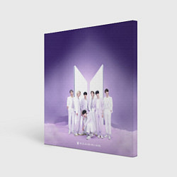 Картина квадратная BTS Purple