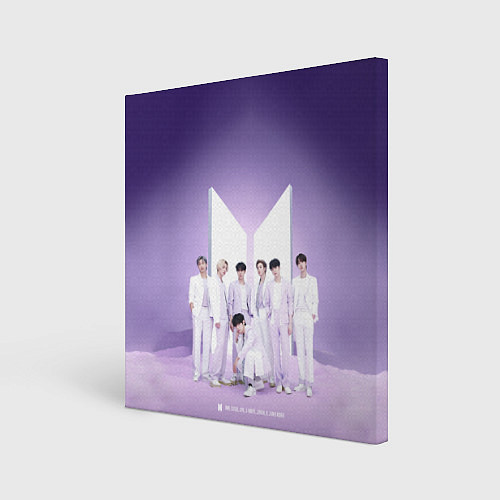 Картина квадратная BTS Purple / 3D-принт – фото 1