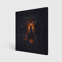 Холст квадратный Clayman - In Flames, цвет: 3D-принт