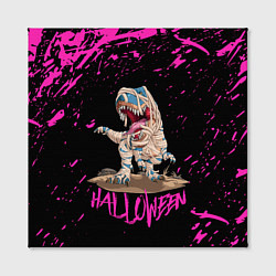 Холст квадратный Дино мумия на хэллоуин, цвет: 3D-принт — фото 2