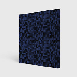 Картина квадратная Темная пиксельная абстракция