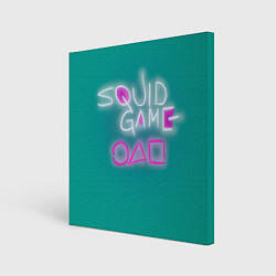 Картина квадратная Squid game a