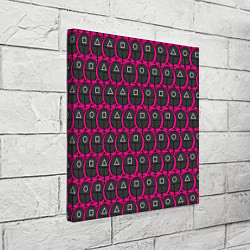 Холст квадратный Фигуры стражников, цвет: 3D-принт — фото 2