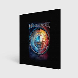 Холст квадратный Megadeth, Super Collider, цвет: 3D-принт
