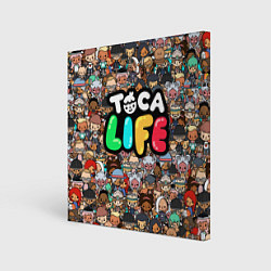 Картина квадратная Toca Life