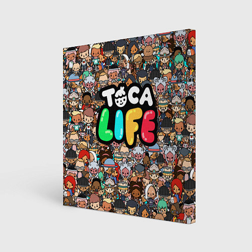 Картина квадратная Toca Life / 3D-принт – фото 1
