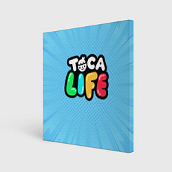 Картина квадратная Toca Life: Logo