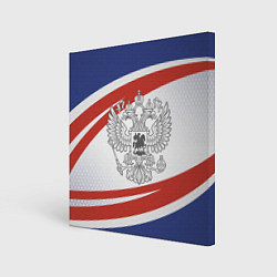Холст квадратный Герб России, цвет: 3D-принт