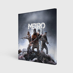 Картина квадратная МЕТРО ИСХОД АРТЁМ ,ЯДЕРНАЯ ЗИМА METRO EXODUS