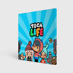 Картина квадратная Toca Life: Friends