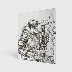 Картина квадратная Gears 5 Gears of War - Кейт Диаз